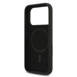 Apple iPhone 17 Pro KARL LAGERFELD KLHMP17LSCMKCRHK Liquid Silicon MagSafe Hátlap - Fekete