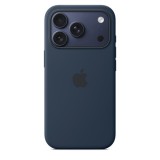 Apple iPhone 17 Pro, MagSafe, Szilikon, Gyári, Sötétkék, Mobiltelefon tok