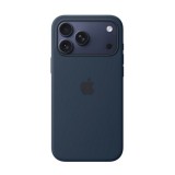 Apple iPhone 17 Pro Max Magsafe-rögzítésü szilikon tok (éjfekete)