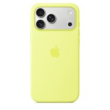 Apple iPhone 17 Pro Max, MagSafe, Szilikon, Gyári, Neon sárga, Mobiltelefon tok