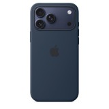 Apple iPhone 17 Pro Max, MagSafe, Szilikon, Gyári, Sötétkék, Mobiltelefon tok
