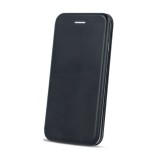 Apple iPhone 17 Pro Max, Oldalra nyíló tok, stand, Forcell Elegance, fekete