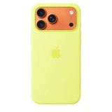 Apple iPhone 17 Pro Max Silicone Case with MagSafe Neon Yellow MGFM4