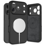 Apple iPhone 17 Pro Max Tech-Protect Silicon Magsafe Hátlap - Fekete