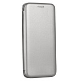 Apple iPhone 17 Pro, Oldalra nyíló tok, stand, Forcell Elegance, szürke