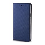 Apple iPhone 17 Pro, Oldalra nyíló tok, stand, Smart Magnet, sötétkék