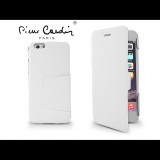 Apple iPhone 6 Plus flipes slim tok - Pierre Cardin DeLuxe Slim Folio - white (FP01B-WTIP6P) - Telefontok