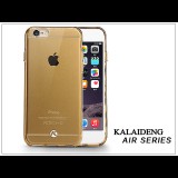 Apple iPhone 6 Plus szilikon hátlap üveg képernyővédó fóliával - Kalaideng Air Series - gold (KD-0381) - Telefontok