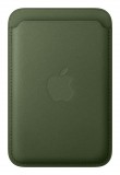 Apple iPhone FineWoven, MagSafe, Mikroszálas, Mohazöld, Kártyatartó tok