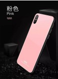 Apple iPhone XS JOYROOM JR-BP519 Crystal Üveg Hátlap - Rózsaszín