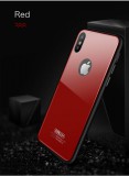 Apple iPhone XS Max JOYROOM JR-BP521 Crystal Üveg Hátlap - Piros