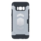 Apple iPhone XS Max, Műanyag hátlap védőtok, ütésálló, mágneses, Forcell Magnet, ezüst (72336) - Telefontok