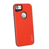 Apple iPhone XS Max, TPU szilikon tok, műanyag kerettel, közepesen ütésálló, Roar Rico Armor, piros (75353) - Telefontok