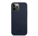 Apple Lacoste Glossy Printing Logo iPhone 13 Pro Max szilikon tok, sötétkék