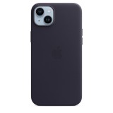Apple leather cover with MagSafe for iPhone 14 Plus - midnight