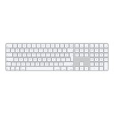 Apple Magic Keyboard (2024) w Touch ID and Numeric Keypad - Hungarian - White Keys