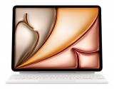 Apple Magic Keyboard, iPad Air M3 13", Angol kiosztás, Fehér, Billentyűzetes tok