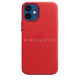 Apple MagSafe (PRODUCT)RED iPhone 12 mini piros bőr hátlap (MHK73ZM/A)