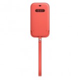 Apple MagSafe-rögzítésű bebújtatós iPhone 12/12 Pro bőrtok pink citrus (mhya3zm/a) (mhya3zm/a) - Telefontok