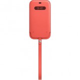 Apple MagSafe-rögzítésű bebújtatós iPhone 12 Pro Max bőrtok pink citrus színű (mhyf3zm/a) (mhyf3zm/a) - Telefontok