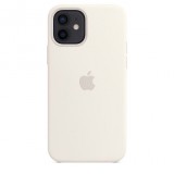 Apple MagSafe-rögzítésű iPhone 12/12 Pro szilikontok fehér (mhl53zm/a) (mhl53zm/a) - Telefontok