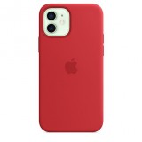 Apple MagSafe-rögzítésű iPhone 12/12 Pro szilikontok (PRODUCT)RED (mhl63zm/a) (mhl63zm/a) - Telefontok