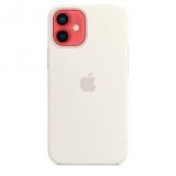 Apple MagSafe-rögzítésű iPhone 12 mini szilikontok fehér (mhkv3zm/a) (mhkv3zm/a) - Telefontok