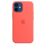 Apple MagSafe-rögzítésű iPhone 12 mini szilikontok pink citrus színű (mhkp3zm/a) (mhkp3zm/a) - Telefontok