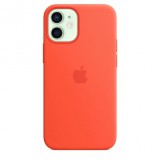 Apple MagSafe-rögzítésű iPhone 12 mini szilikontok tüzes narancs színű (MKTN3ZM/A) (mktn3zm/a) - Telefontok