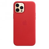 Apple MagSafe-rögzítésű iPhone 12 Pro Max bőrtok (PRODUCT)RED piros (mhkj3zm/a) (mhkj3zm/a)