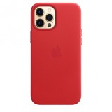 Apple MagSafe-rögzítésű iPhone 12 Pro Max bőrtok (PRODUCT)RED piros (mhkj3zm/a) (mhkj3zm/a) - Telefontok