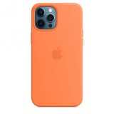 Apple MagSafe-rögzítésű iPhone 12 Pro Max szilikontok kumkvat színű (mhl83zm/a) (mhl83zm/a) - Telefontok