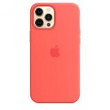 Apple MagSafe-rögzítésű iPhone 12 Pro Max szilikontok pink citrus színű (mhl93zm/a) (mhl93zm/a) - Telefontok