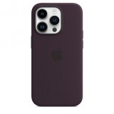 Apple MagSafe-rögzítésű iPhone 14 Pro szilikontok bodzabogyó színű (MPTK3ZM/A) (MPTK3ZM/A) - Telefontok