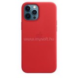 Apple Max MagSafe (PRODUCT)RED iPhone 12 Pro Max piros bőr hátlap (MHKJ3ZM/A)