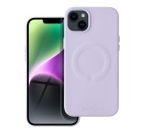 Apple Roar Leather Magsafe iPhone 14 Plus eco bőr tok, lila