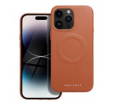 Apple Roar Leather Magsafe iPhone 14 Pro Max eco bőr tok, barna