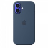 Apple Silicone case with MagSafe for iPhone 16 - denim