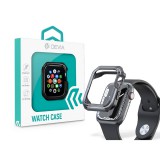 Apple Watch lyukacsos sport szíj - Devia Deluxe Series Sport2 Band - 38/40/41 mm- fehér/fekete