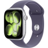 Apple Watch S11 GPS 42mm Silver Aluminium Case with Purple Fog Sport Band S/M MEU64