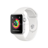 Apple Watch S3 42mm ezüst alumíniumtok, fehér sportszíjjal (MTF22MP/A)