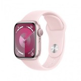 Apple Watch S9 GPS 45mm Pink Alu Case with Light Pink Sport Band M/L MR9H3