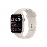 Apple Watch SE (2022) GPS 44mm csillagfény alumíniumtok, csillagfény sportszíj (MNJX3CM/A) (MNJX3CM/A) - Okosóra