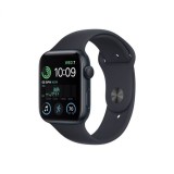 Apple Watch SE (2022) GPS 44mm éjfekete alumíniumtok, éjfekete sportszíj (MNK03CM/A) (MNK03CM/A) - Okosóra
