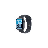 Apple Watch SE (2025) 44mm fekete alumínium tok, fekete sportszíj (M/L)