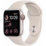 Apple Watch SE Aluminium Cellular 40mm Polarstern (Sportarmband polarstern) (MNPH3FD/A) - Okosóra