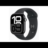 Apple Watch Series 10 Aluminium 42mm Okosóra S/M Sport szíjjal - Fekete (MWWE3QF/A)