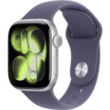 Apple Watch Series 11 GPS 42mm ezüst alumínium tok, ködös lila sportszíj (M/L)
