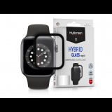 Apple Watch Series 6/SE (44 mm) üveg képernyővédő fólia - MyScreen Protector Hybrid Glass Edge 3D - 1 db/csomag - fekete (LA-1878)