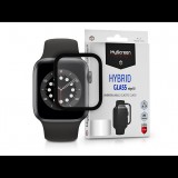 Apple Watch Series 6/SE (44 mm) üveg képernyővédő fólia - MyScreen Protector Hybrid Glass Edge 3D - 1 db/csomag - fekete (LA-1878) - Kijelzővédő fólia